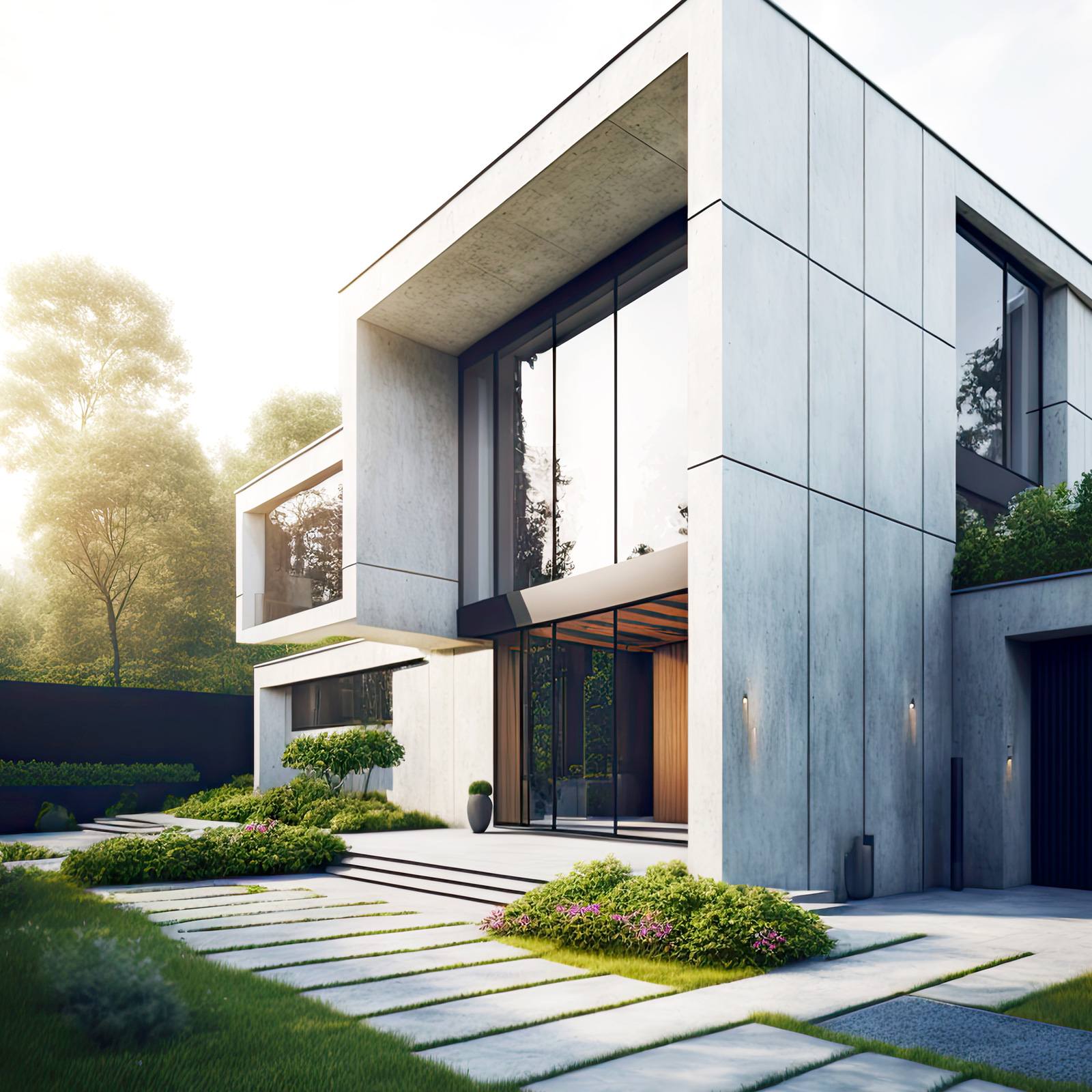 Smart Home – modernes Haus mit intelligenter Steuerung