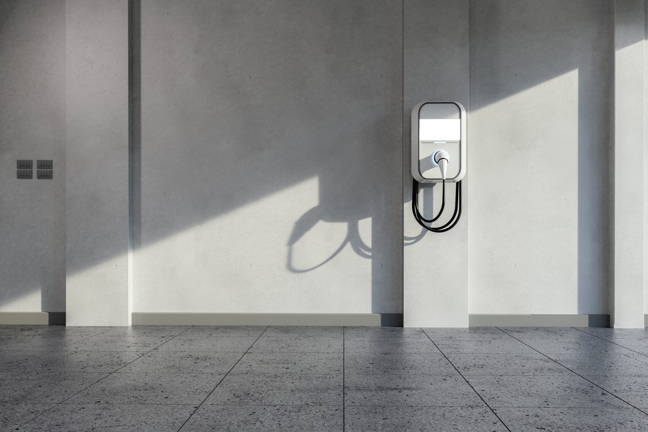 Wallbox-Installation in der Garage mit Loxone-Integration